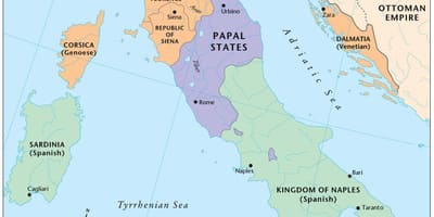 Italië kaart 1500